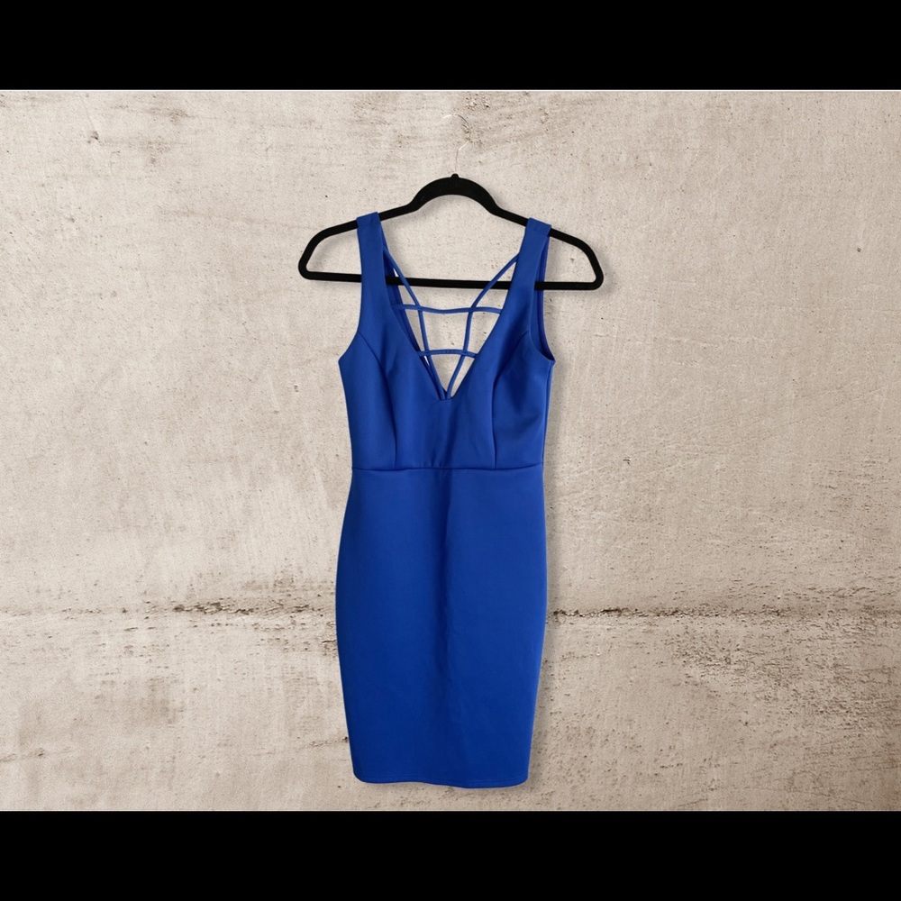 SOLEMIO blue party dress